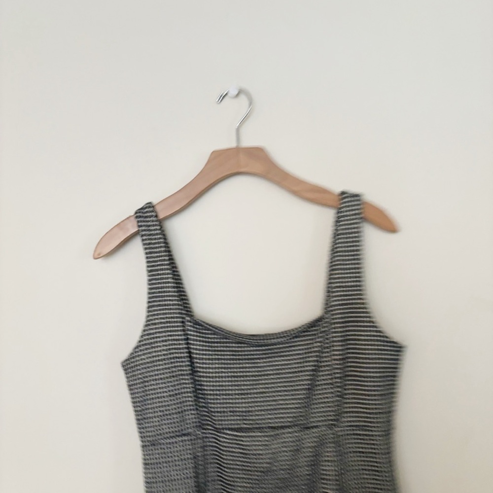 Altar'd State Womens Dress Herringbone‎ Mini Black and with Gold Metallic - Picture 2 of 9